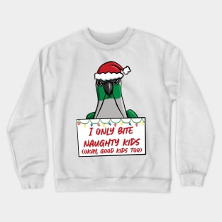 Only Bite Naughty Kids Green Cheeked Conure Crewneck Sweatshirt